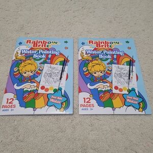 NEW - Rainbow Brite Water Painting Book
